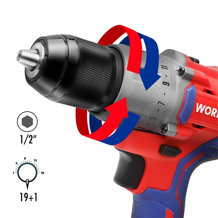 20V Cordless Brushless Drill Set