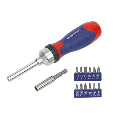 SET Skru RATCHET 14PC